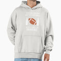 Weekend Forecast Footballwith Chance Hoodie - Minimalist Print Men Women - T-Shirt, Sweatshirt, Hoodie