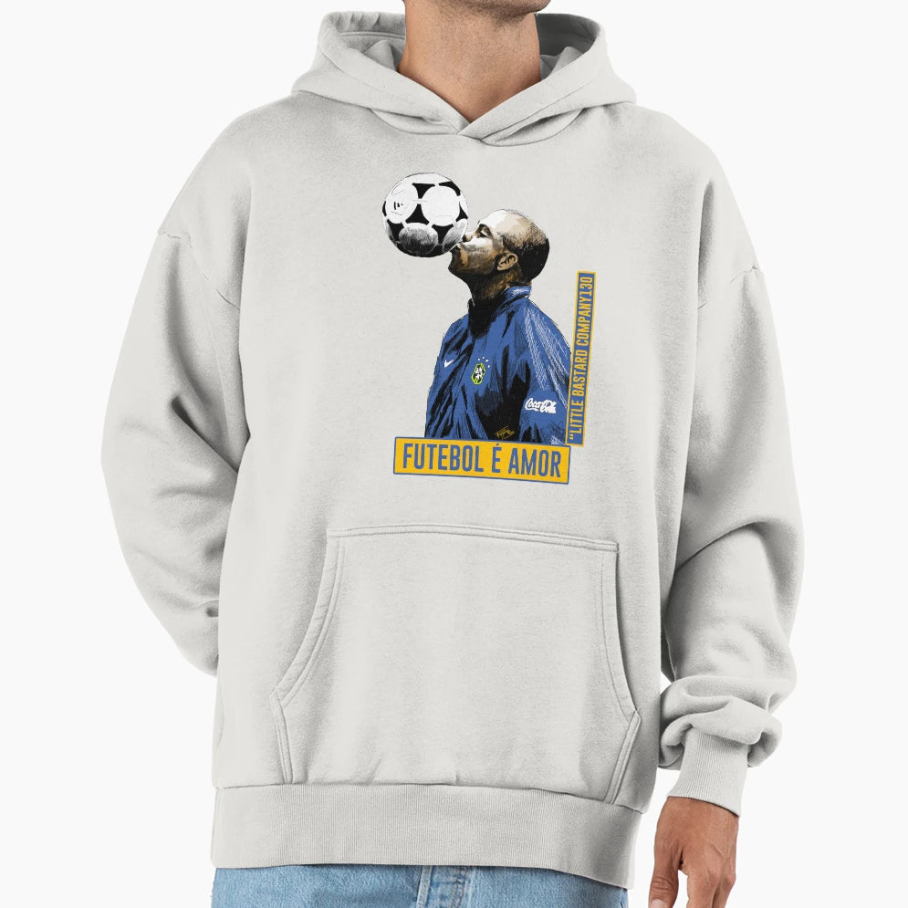Futebol E Amor Hoodie - Graphic Print Men Women - T-Shirt, Sweatshirt, Hoodie