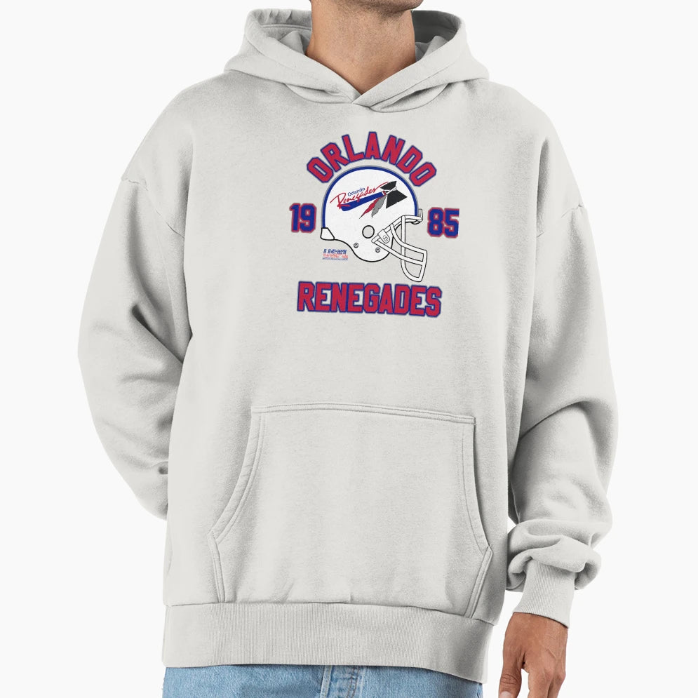 Orlando Renegades Helmet Hoodie - Fun Novelty Design for Adults - T-Shirt, Sweatshirt, Hoodie