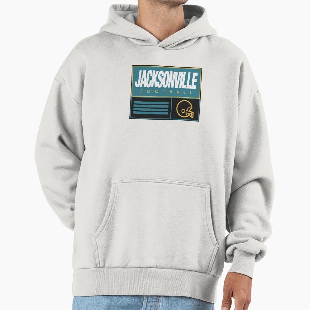 Jacksonville Soccer Hoodie - Novelty Apparel for Adults - T-Shirt, Sweatshirt, Hoodie