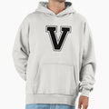 Letter V Hoodie - Trendy Graphic Men Women - T-Shirt, Sweatshirt, Hoodie