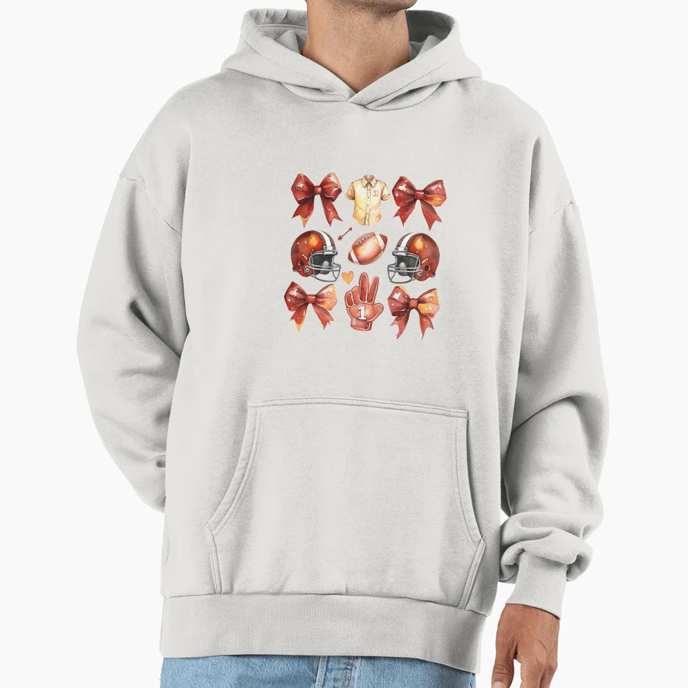 Game Day Football Watercolor Football T-Shirt - Minimalist Print Unisex - T-Shirt, Sweatshirt, Hoodie