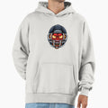 American Football Red Evil Helmet Sport Hoodie - Minimalist Print Unisex - T-Shirt, Sweatshirt, Hoodie
