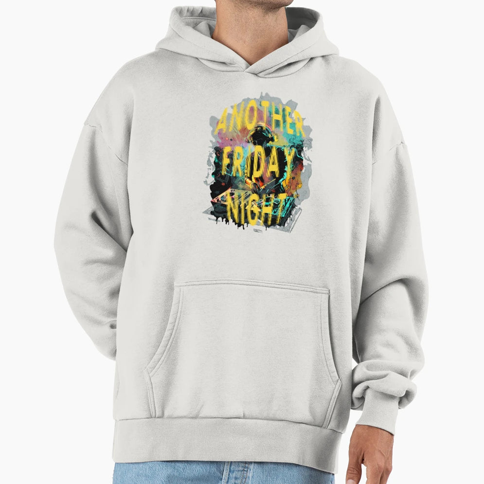 Another Friday Night Club Party Hoodie - Minimalist Print Men Women - T-Shirt, Sweatshirt, Hoodie