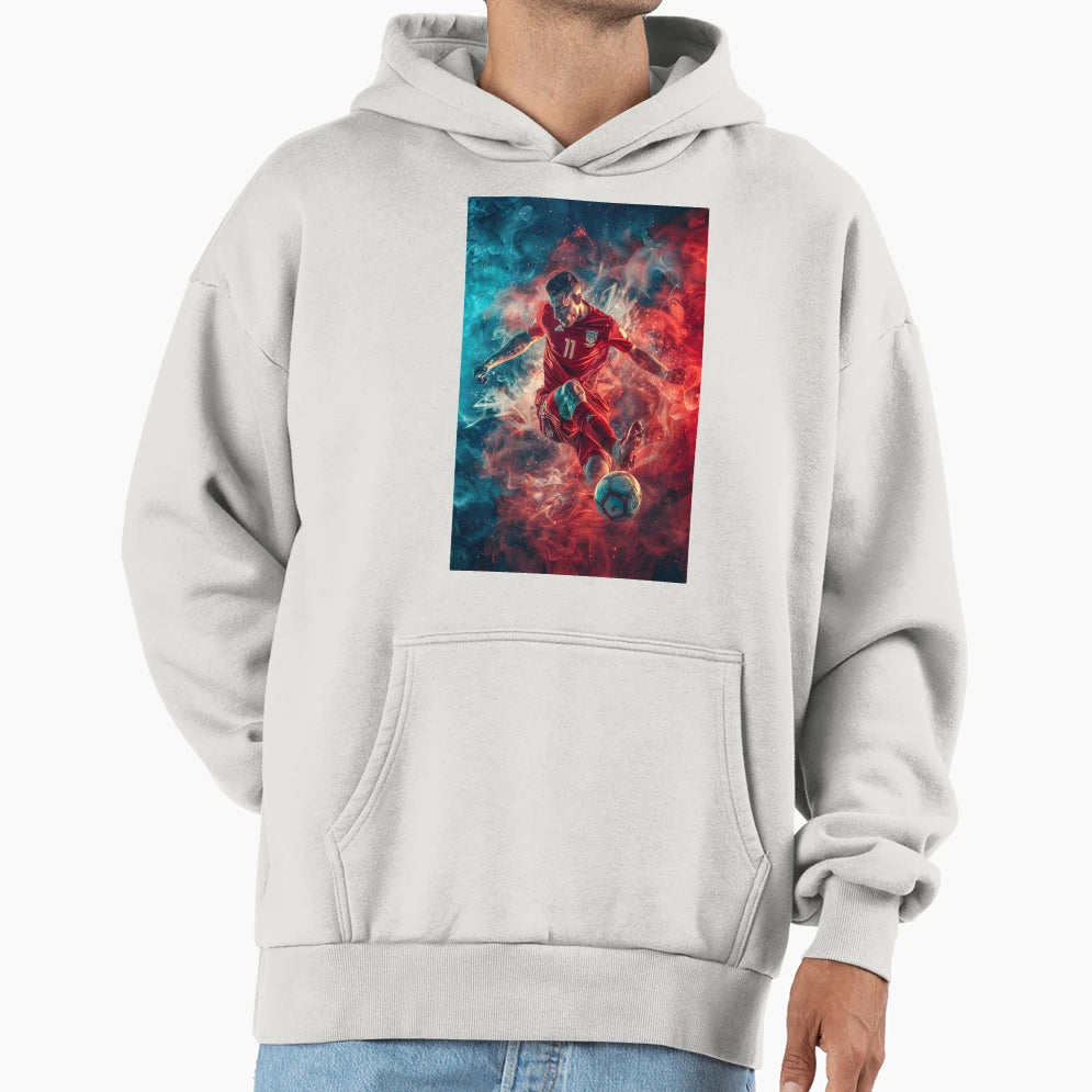 Red Football Hoodie - Novelty Apparel Men Women - T-Shirt, Sweatshirt, Hoodie