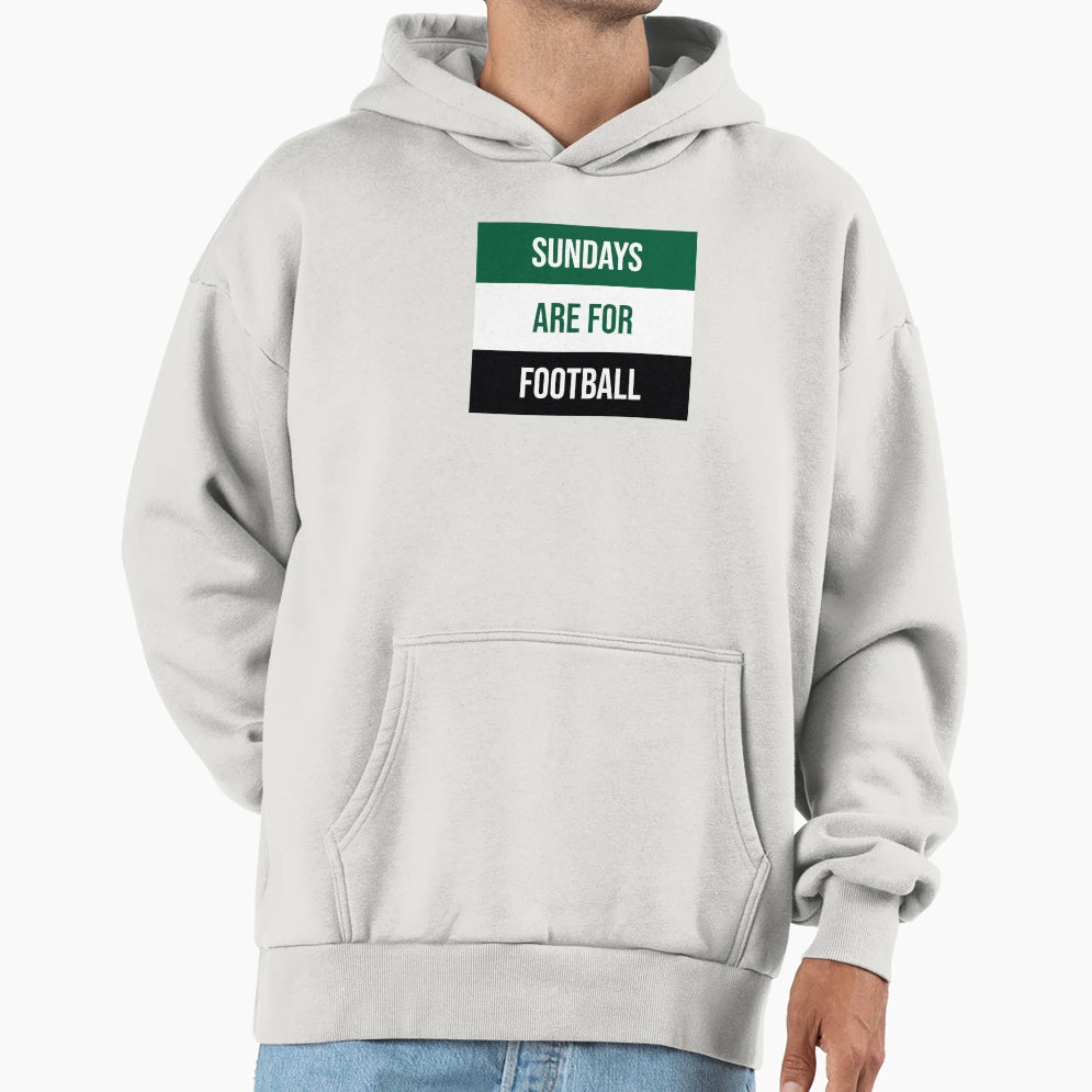 Sundays Are Football Hoodie - Unique Graphic for Adults - T-Shirt, Sweatshirt, Hoodie