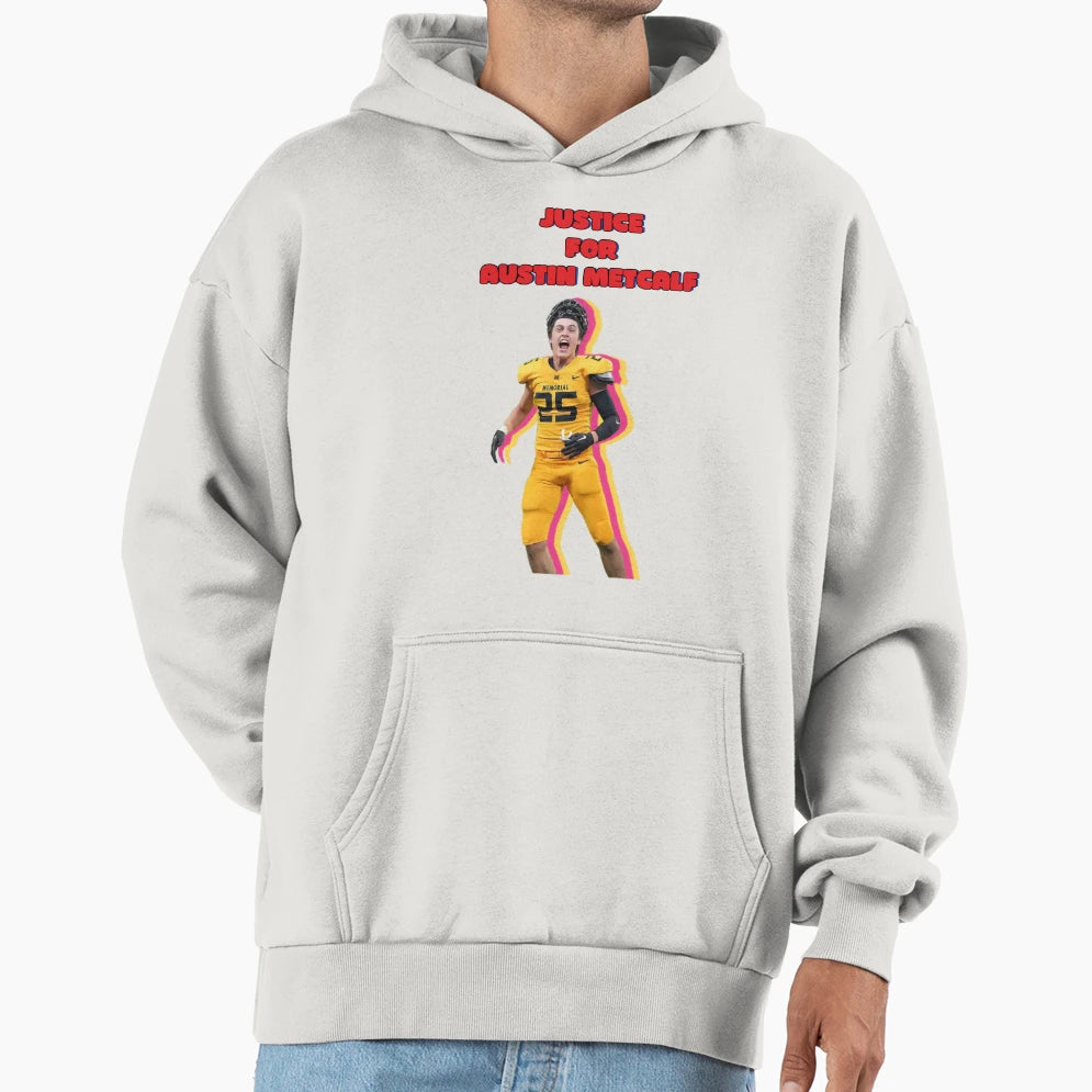 Justice Austin Metcalf Honor Truth Hoodie - Minimalist Print for Adults - T-Shirt, Sweatshirt, Hoodie