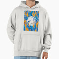 Abstract Fire Ice Hoodie - Fun Novelty Design Men Women - T-Shirt, Sweatshirt, Hoodie