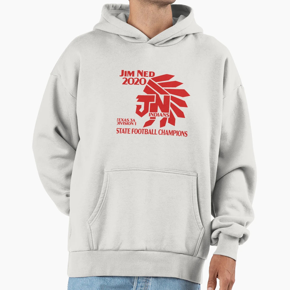 Jim Ned State Football Champions Hoodie - Streetwear Style Unisex - T-Shirt, Sweatshirt, Hoodie