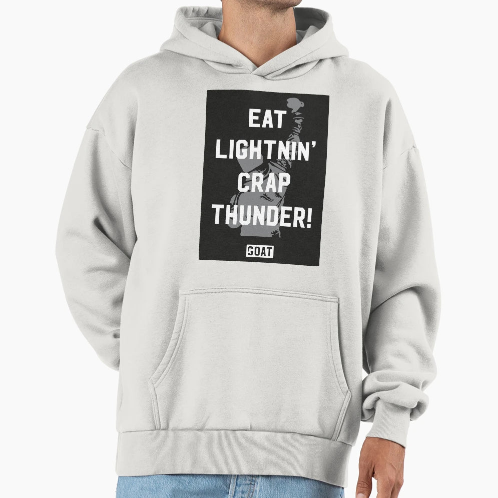 Lightning And Thunder Tri Blend Hoodie - Trendy Graphic for Adults - T-Shirt, Sweatshirt, Hoodie