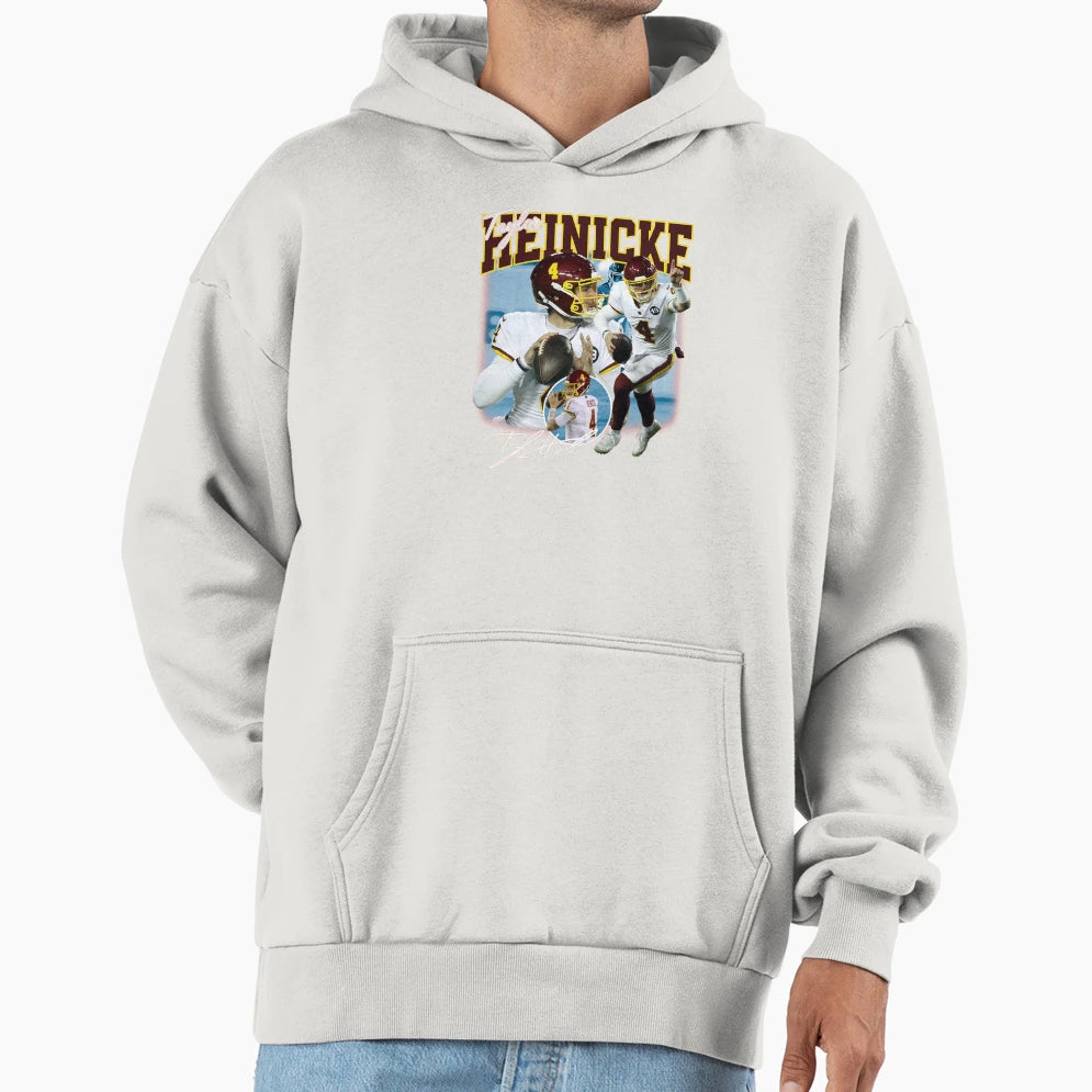 Taylor Heinicke Football Signature R Hoodie - Minimalist Print for Adults - T-Shirt, Sweatshirt, Hoodie