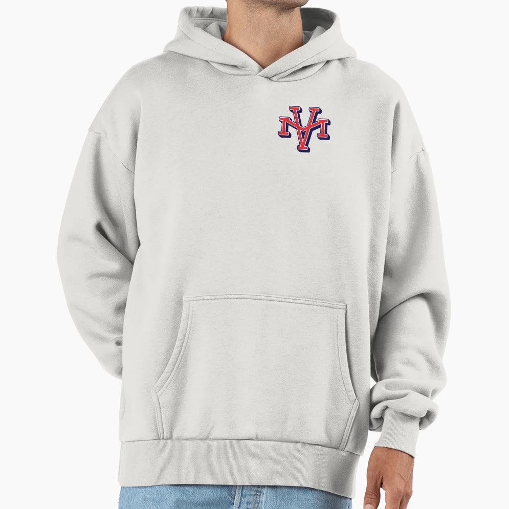 Vancouver Mounties Monogram Hoodie - Graphic Print Unisex - T-Shirt, Sweatshirt, Hoodie