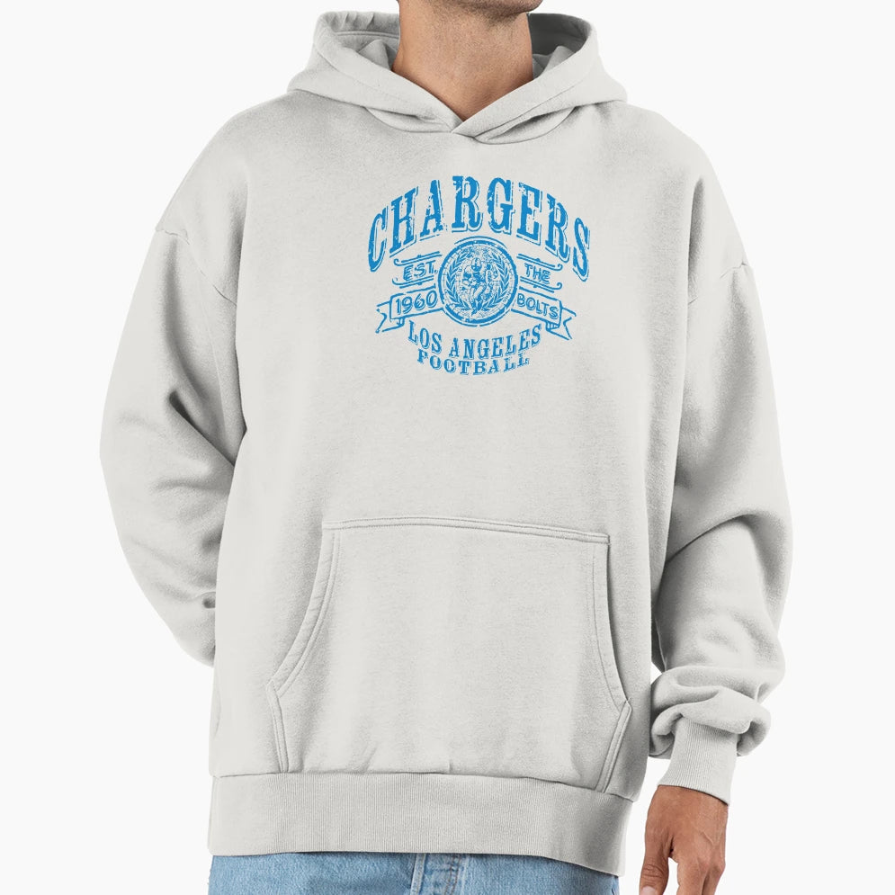 Chargers Football Hoodie - Fun Novelty Design Unisex - T-Shirt, Sweatshirt, Hoodie