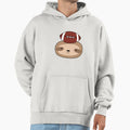 Football Sloth Face Hoodie - Unique Graphic for Adults - T-Shirt, Sweatshirt, Hoodie