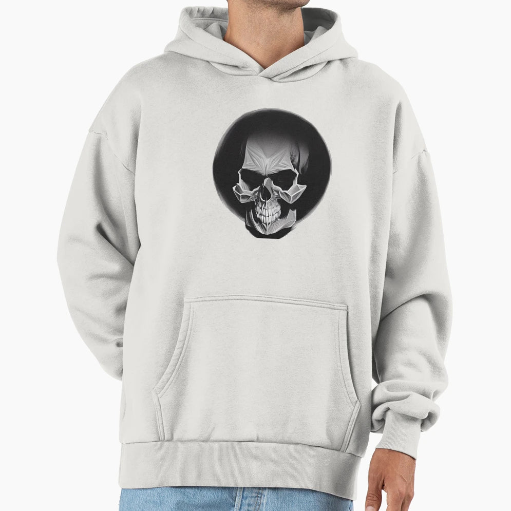 Dark Skull Hoodie - Graphic Print Unisex - T-Shirt, Sweatshirt, Hoodie