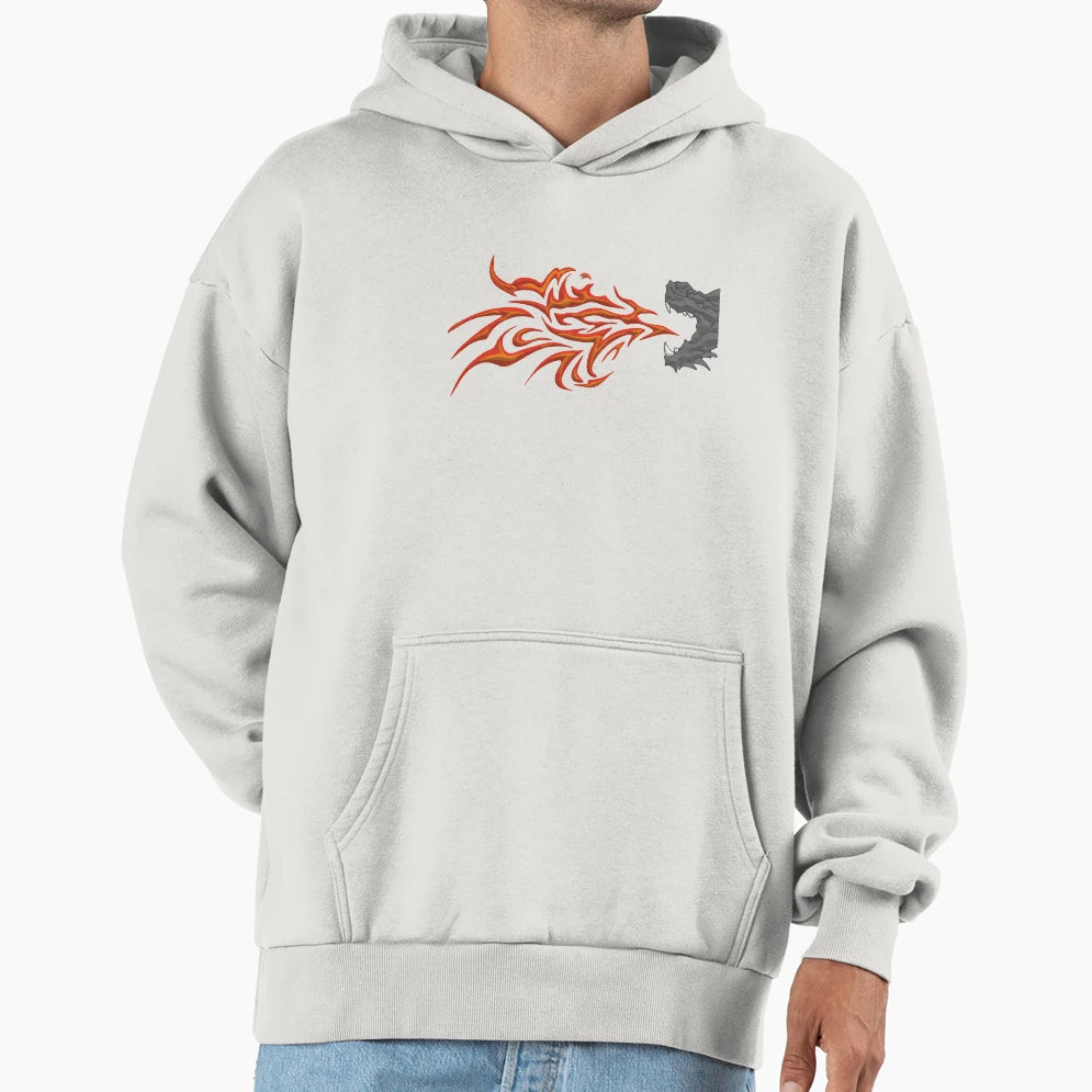 Fire Dragon Hoodie - Novelty Apparel for Adults - T-Shirt, Sweatshirt, Hoodie