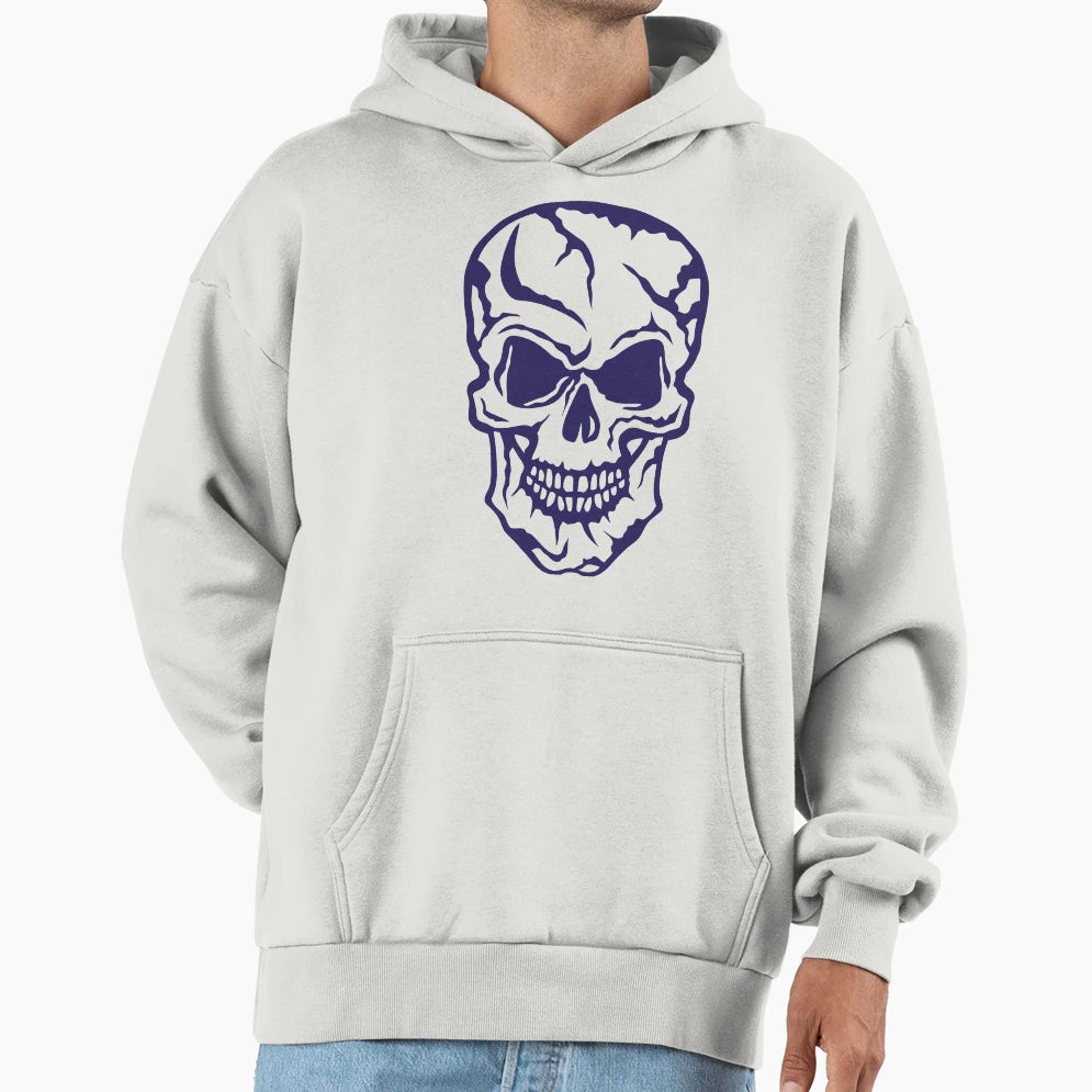Halloween Skull Hoodie - Graphic Print Unisex - T-Shirt, Sweatshirt, Hoodie