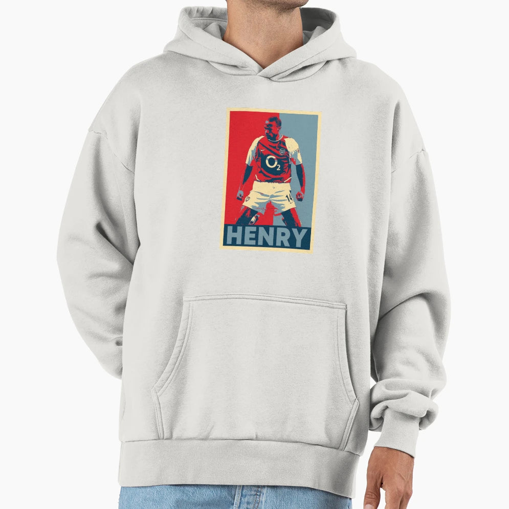 Thierry Henry Hope Hoodie - Casual Everyday Wear Men Women - T-Shirt, Sweatshirt, Hoodie