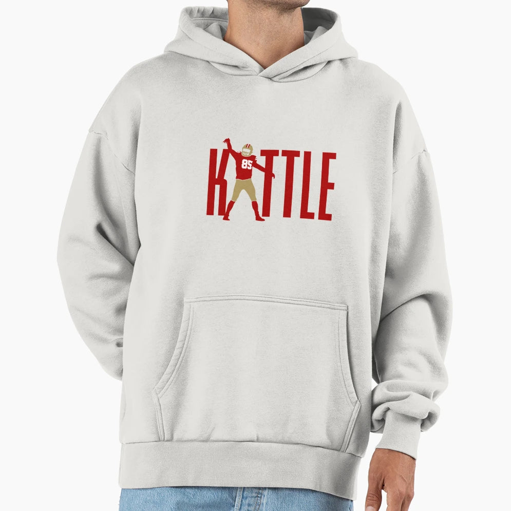 Kittle 85 San Francisco 49Ers Hoodie - Fun Novelty Design for Adults - T-Shirt, Sweatshirt, Hoodie