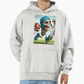 Bone Crushing Touchdown Skeleton Hoodie - Custom Art Print Men Women - T-Shirt, Sweatshirt, Hoodie