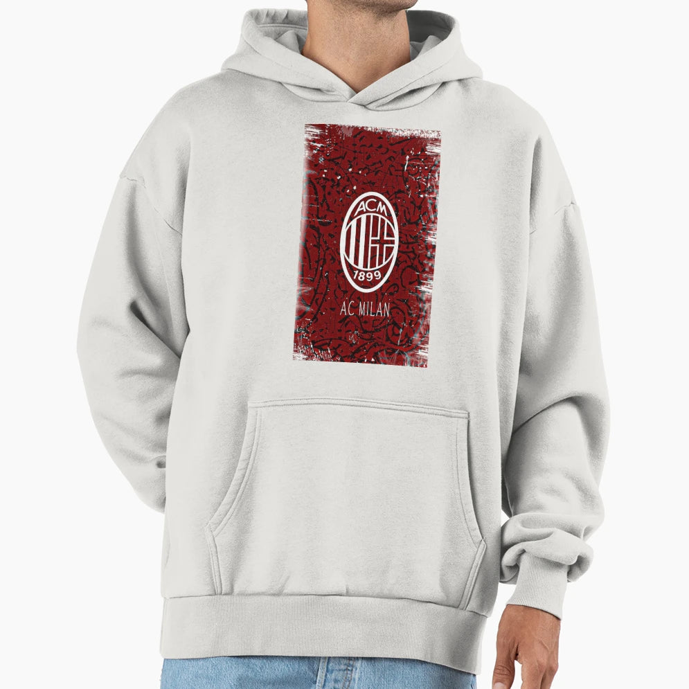 Ac Milan Hoodie - Novelty Apparel for Adults - T-Shirt, Sweatshirt, Hoodie