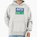 Seattle Soccer Hoodie - Aesthetic Graphic for Adults - T-Shirt, Sweatshirt, Hoodie