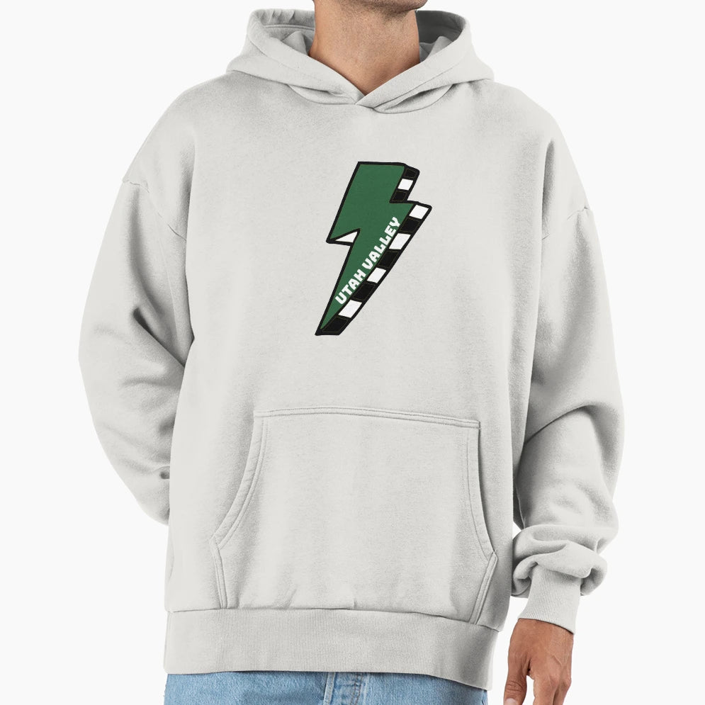 Utah Valley University Lightning Bolt Hoodie - Graphic Print for Adults - T-Shirt, Sweatshirt, Hoodie