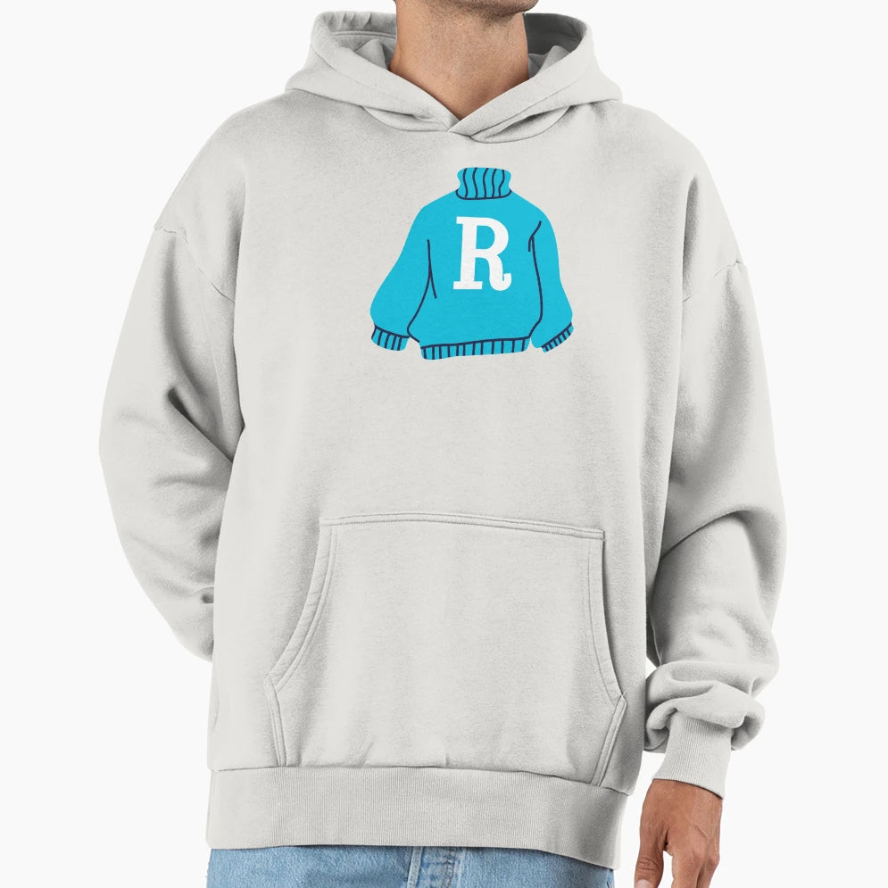 Letter Hoodie - Minimalist Print for Adults - T-Shirt, Sweatshirt, Hoodie