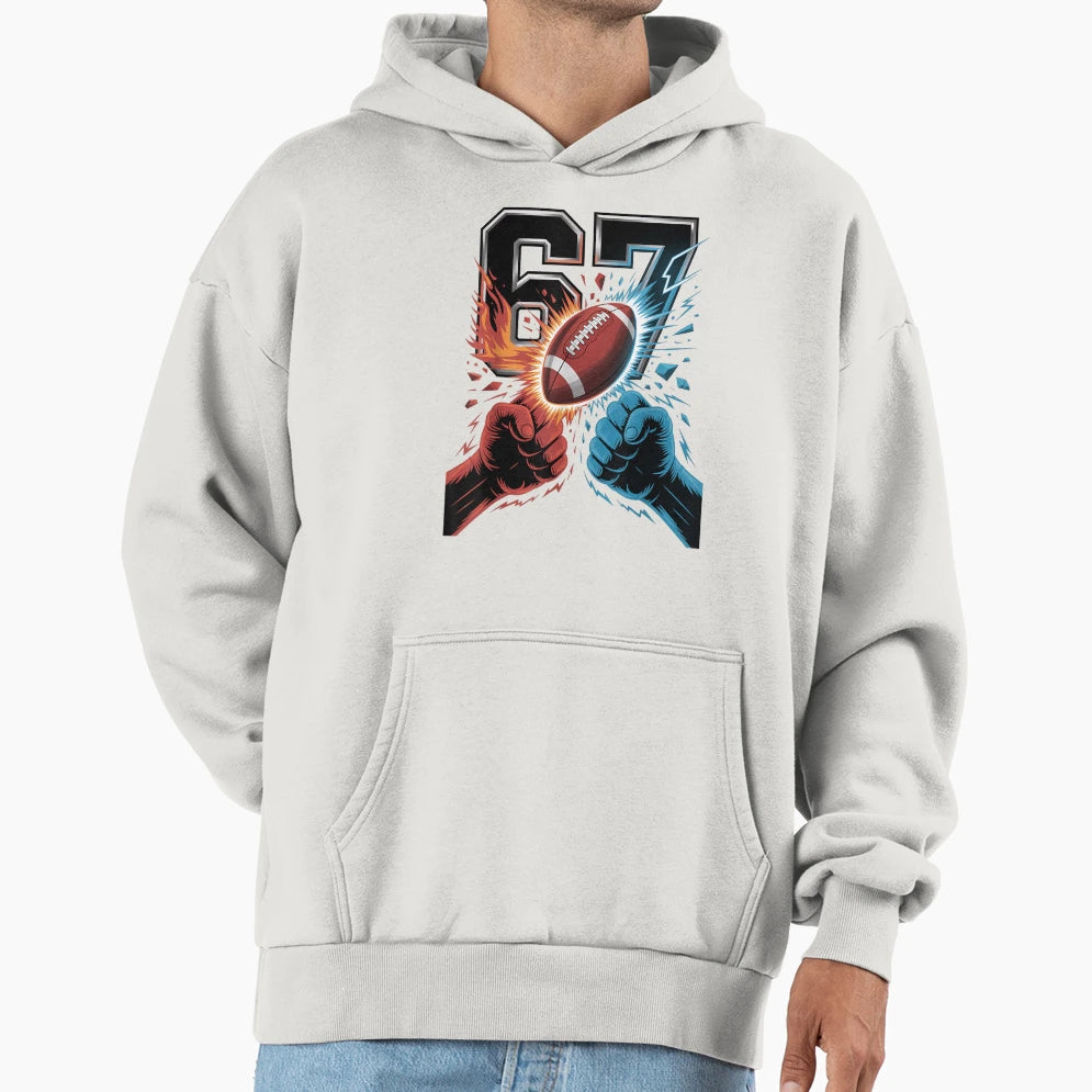 American Football 67 Six Seven Hoodie - Casual Everyday Wear for Adults - T-Shirt, Sweatshirt, Hoodie