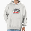 College Football Revamped Logo Hoodie - Novelty Apparel for Adults - T-Shirt, Sweatshirt, Hoodie