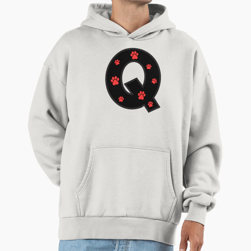 Paw Alphabet Hoodie - Graphic Print Men Women - T-Shirt, Sweatshirt, Hoodie