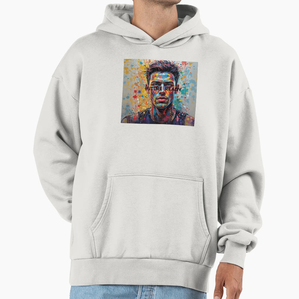 Future Ready Ink Splatter Hoodie - Custom Art Print for Adults - T-Shirt, Sweatshirt, Hoodie