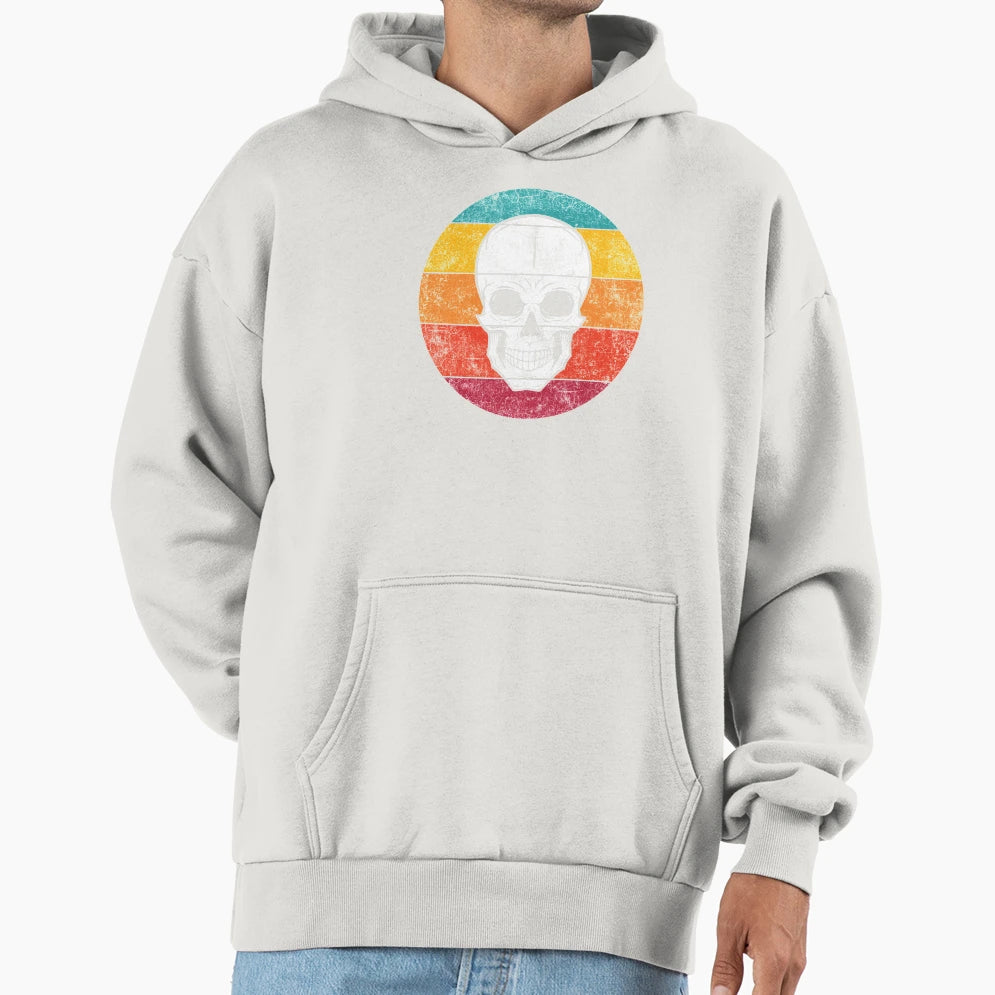 Skull Hoodie - Minimalist Print Men Women - T-Shirt, Sweatshirt, Hoodie