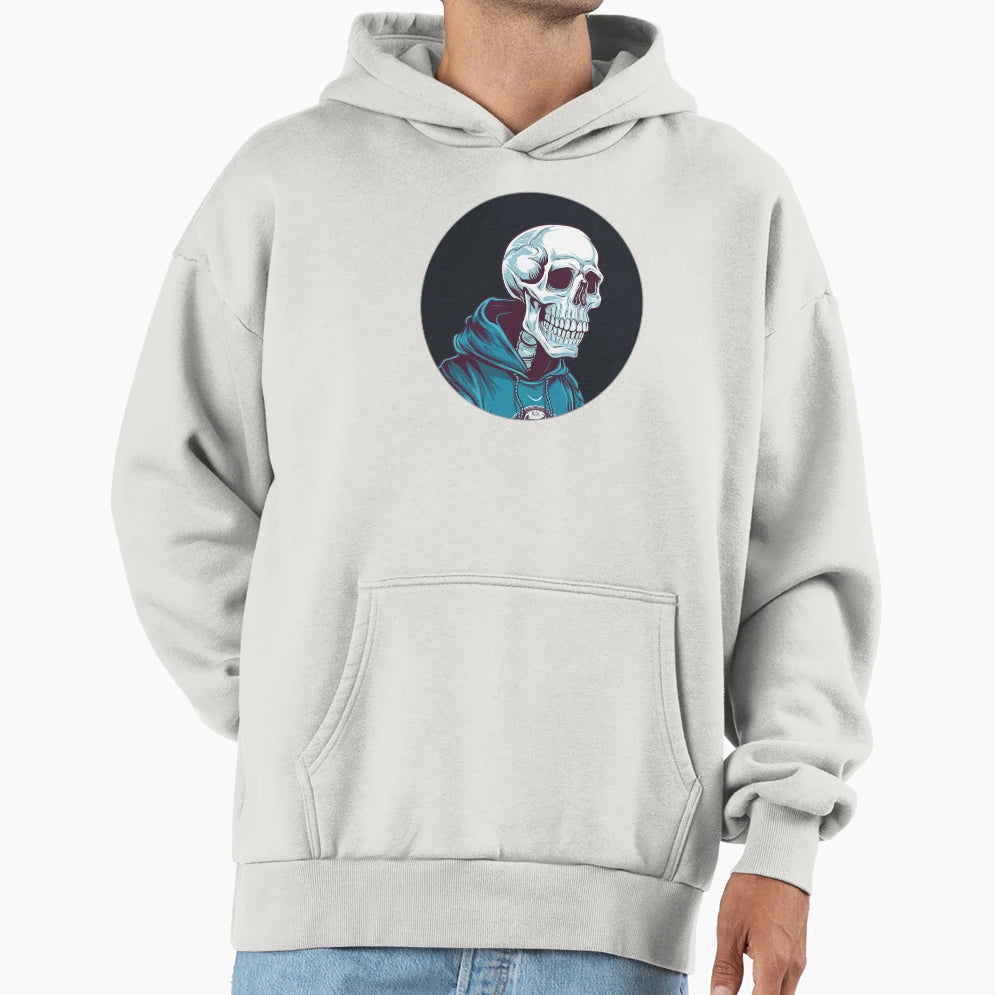 Hood Skeleton Hoodie - Minimalist Print for Adults - T-Shirt, Sweatshirt, Hoodie