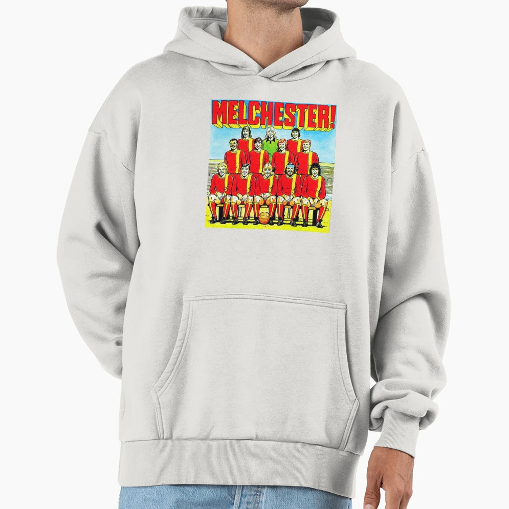 Melchester Rovers Super Hoodie - Graphic Print Men Women - T-Shirt, Sweatshirt, Hoodie