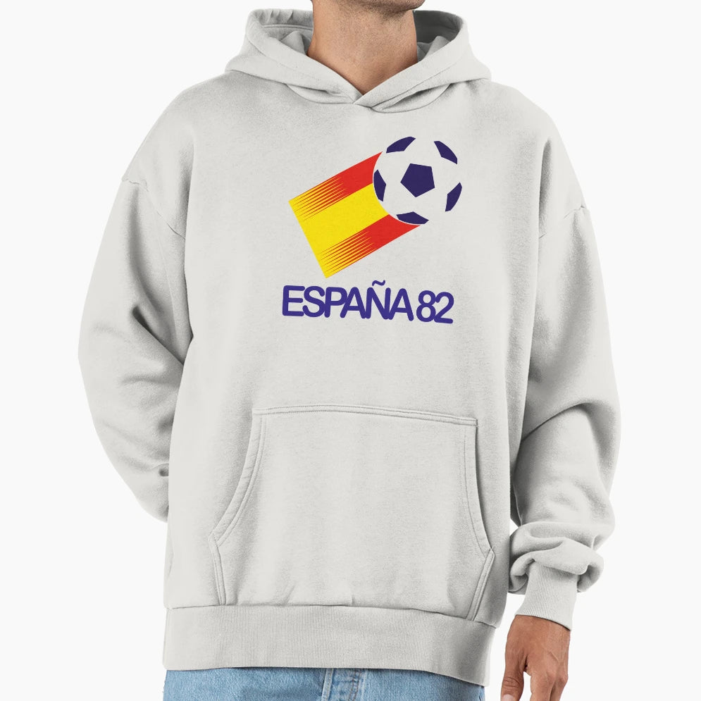 Spain 1982 World Cup Espana Colour Hoodie - Minimalist Print for Adults - T-Shirt, Sweatshirt, Hoodie