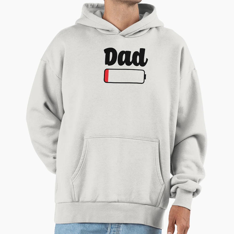 Dad Energy Low Hoodie - Trendy Graphic Unisex - T-Shirt, Sweatshirt, Hoodie