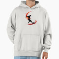 Dynamic Soccer Strike Abstract Hoodie - Fun Novelty Design Men Women - T-Shirt, Sweatshirt, Hoodie