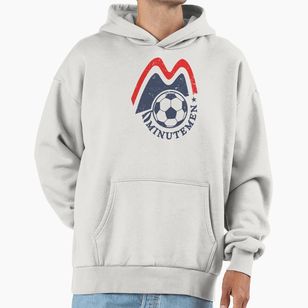 1974 Boston Minutemen Defunct Soccer Hoodie - Fun Novelty Design Men Women - T-Shirt, Sweatshirt, Hoodie