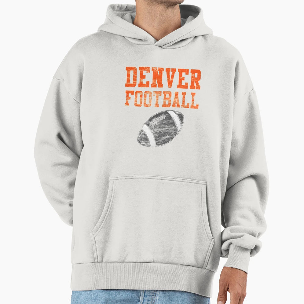Denver Football T-Shirt - Unique Graphic Unisex - T-Shirt, Sweatshirt, Hoodie