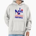I Love New York Football Hoodie - Trendy Graphic for Adults - T-Shirt, Sweatshirt, Hoodie