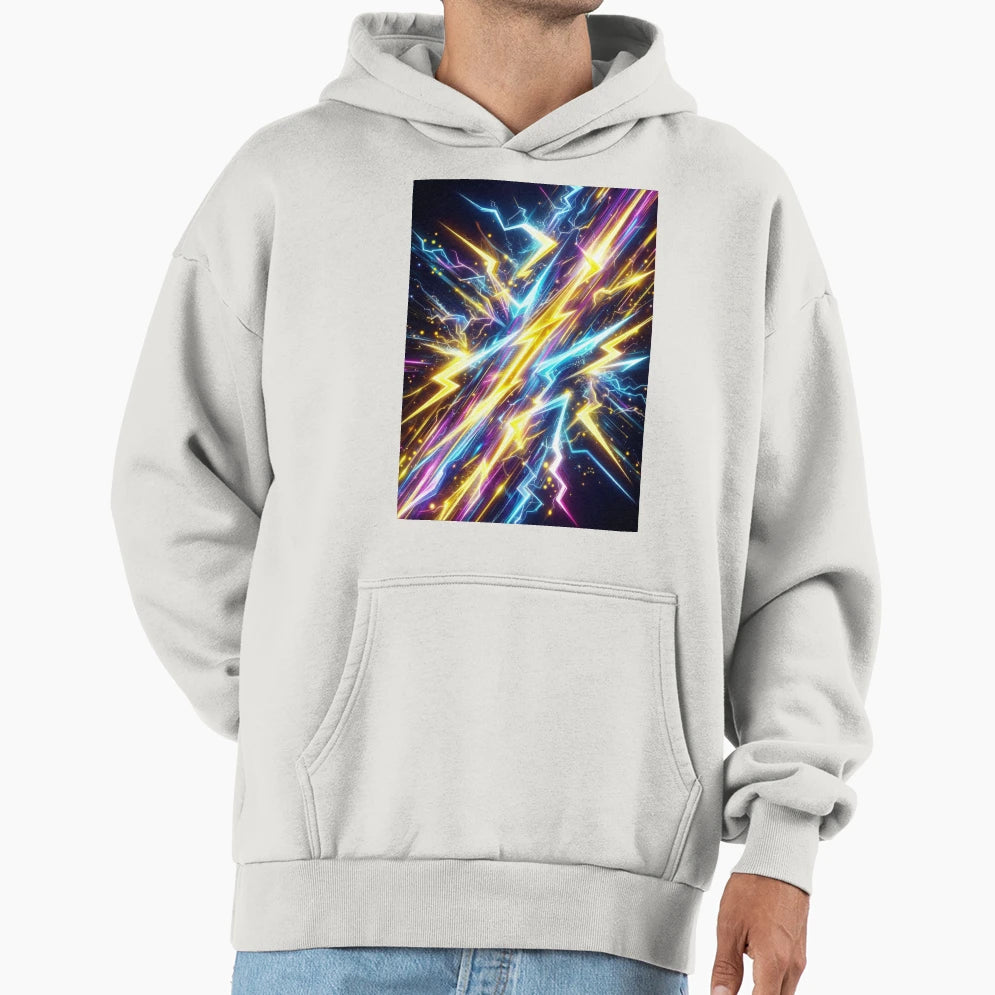 Electric Storm Hoodie - Unique Graphic Men Women - T-Shirt, Sweatshirt, Hoodie