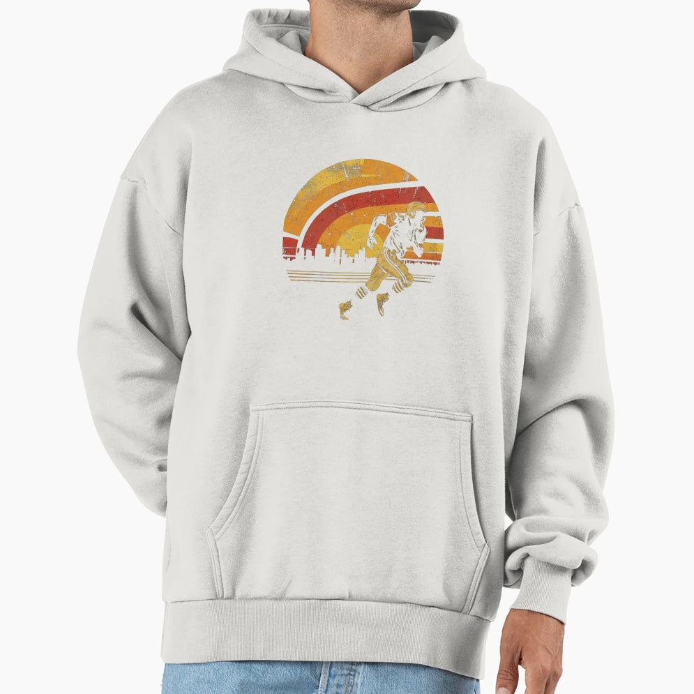 Football Cityscape Hoodie - Aesthetic Graphic Men Women - T-Shirt, Sweatshirt, Hoodie