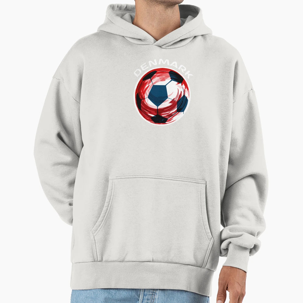Denmark Futbol Hoodie - Custom Art Print for Adults - T-Shirt, Sweatshirt, Hoodie