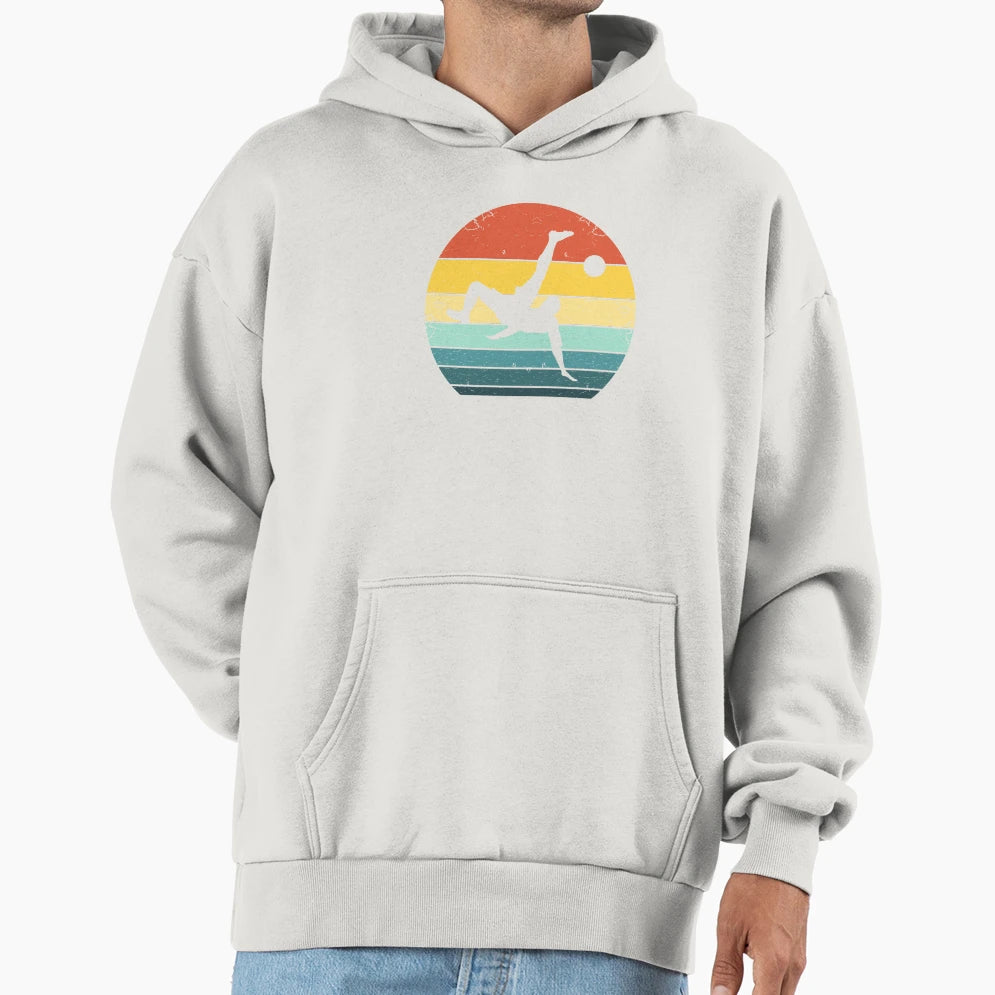 70 Soccer Bicycle Kick Football Hoodie - Aesthetic Graphic Unisex - T-Shirt, Sweatshirt, Hoodie
