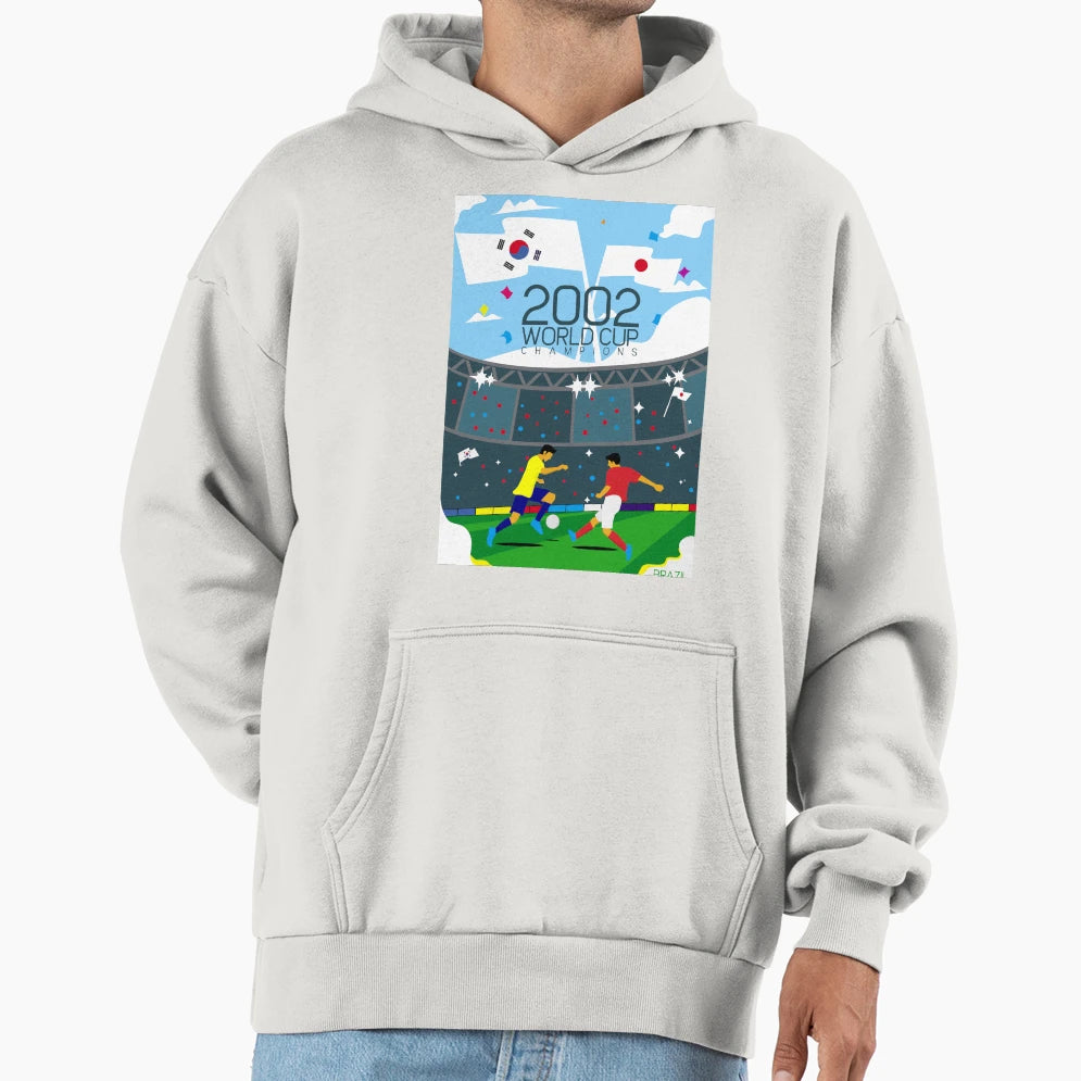 Fifa Worldcup 2002 Artwork Hoodie - Custom Art Print Men Women - T-Shirt, Sweatshirt, Hoodie