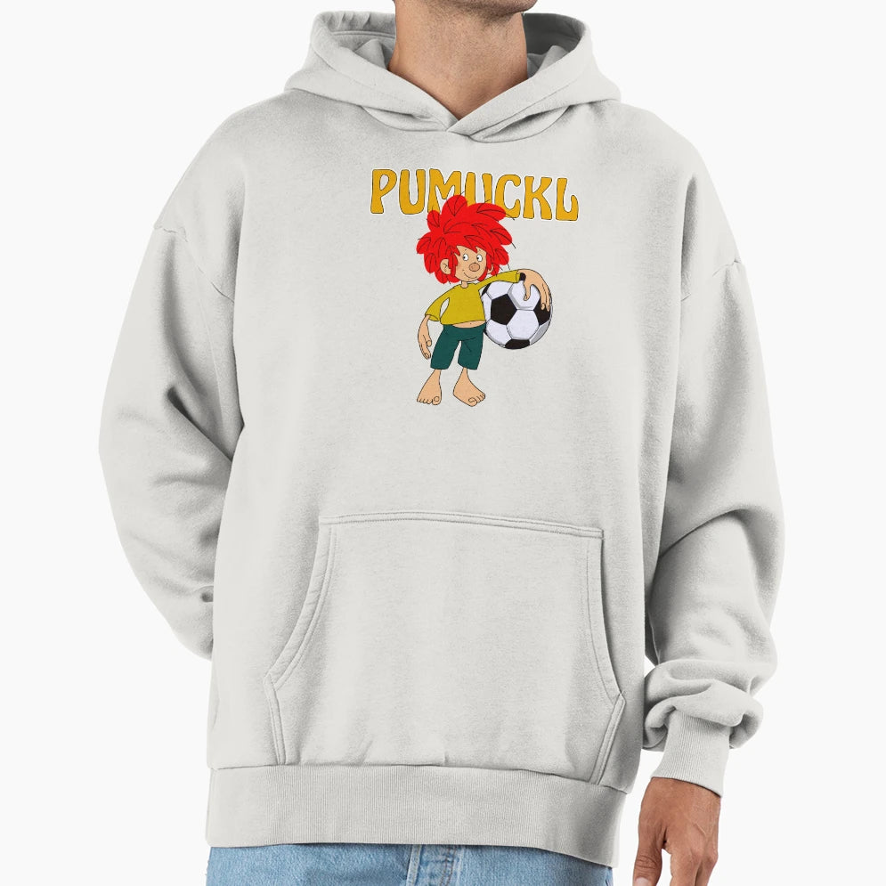 Pumuckl Soccer Hoodie - Fun Novelty Design for Adults - T-Shirt, Sweatshirt, Hoodie