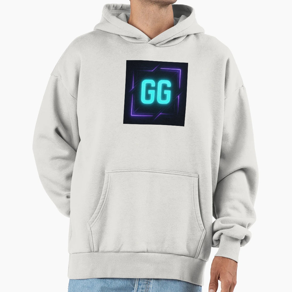 Gg Neon Futuristic Gamers Hoodie - Fun Novelty Design Men Women - T-Shirt, Sweatshirt, Hoodie