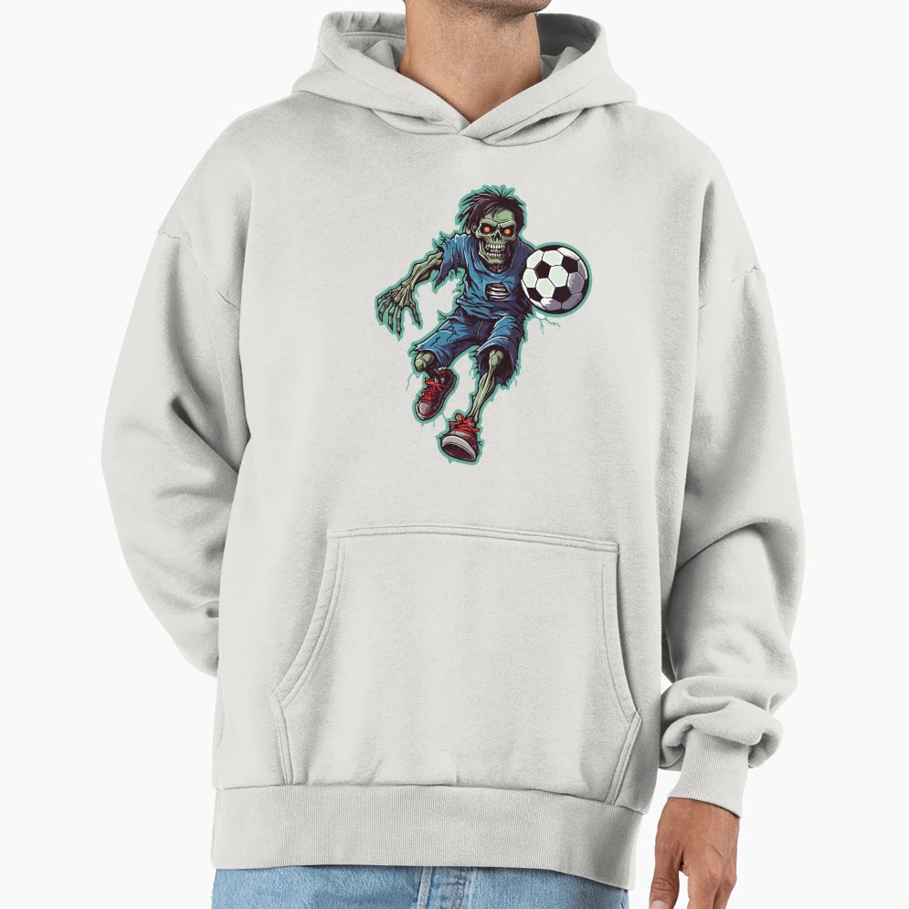 Zombie Football Player Zombies Character Hoodie - Custom Art Print Unisex - T-Shirt, Sweatshirt, Hoodie