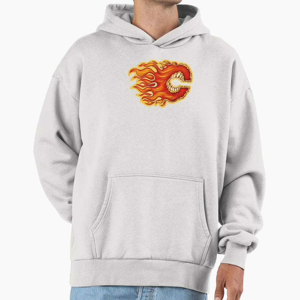 Flame Hoodie - Trendy Graphic for Adults - T-Shirt, Sweatshirt, Hoodie